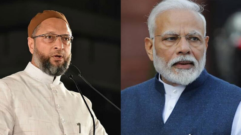 দিল্লিতে যে বসে আছে, তাকে বাংলাদেশে পাঠিয়ে দিন, মোদিকে ওয়াইসি